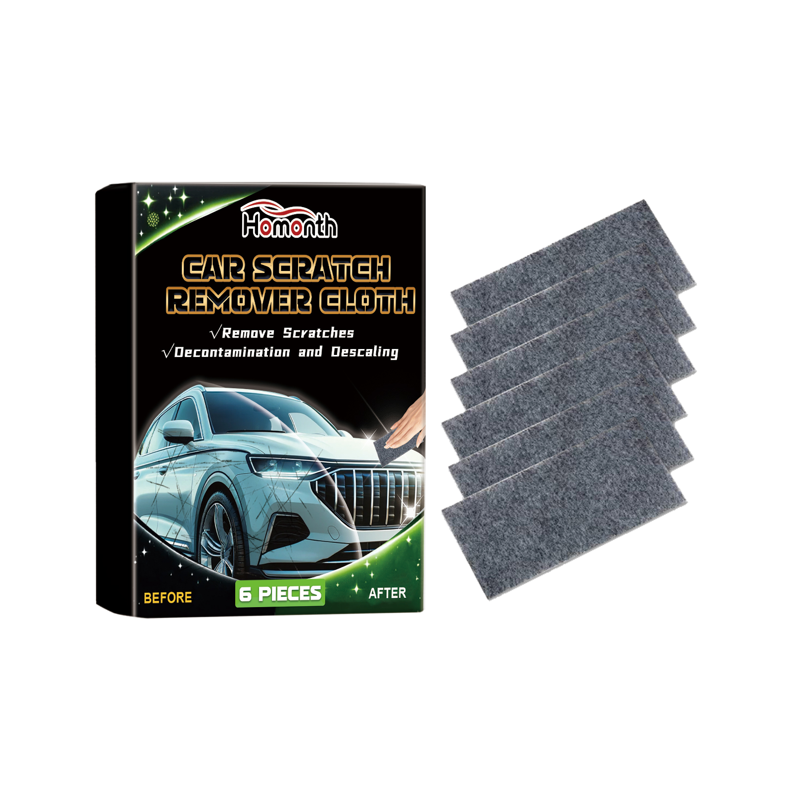 Car Nano Scratch Repair Cloth Auto Paint Polishing Scratch Remover For Body Maintenance And Renovation Care