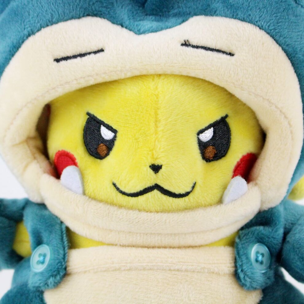 Pokemon Soft Plush Toy Stuffed Doll 20CM Cosplay Snorlax Pikachu Cross Dressing