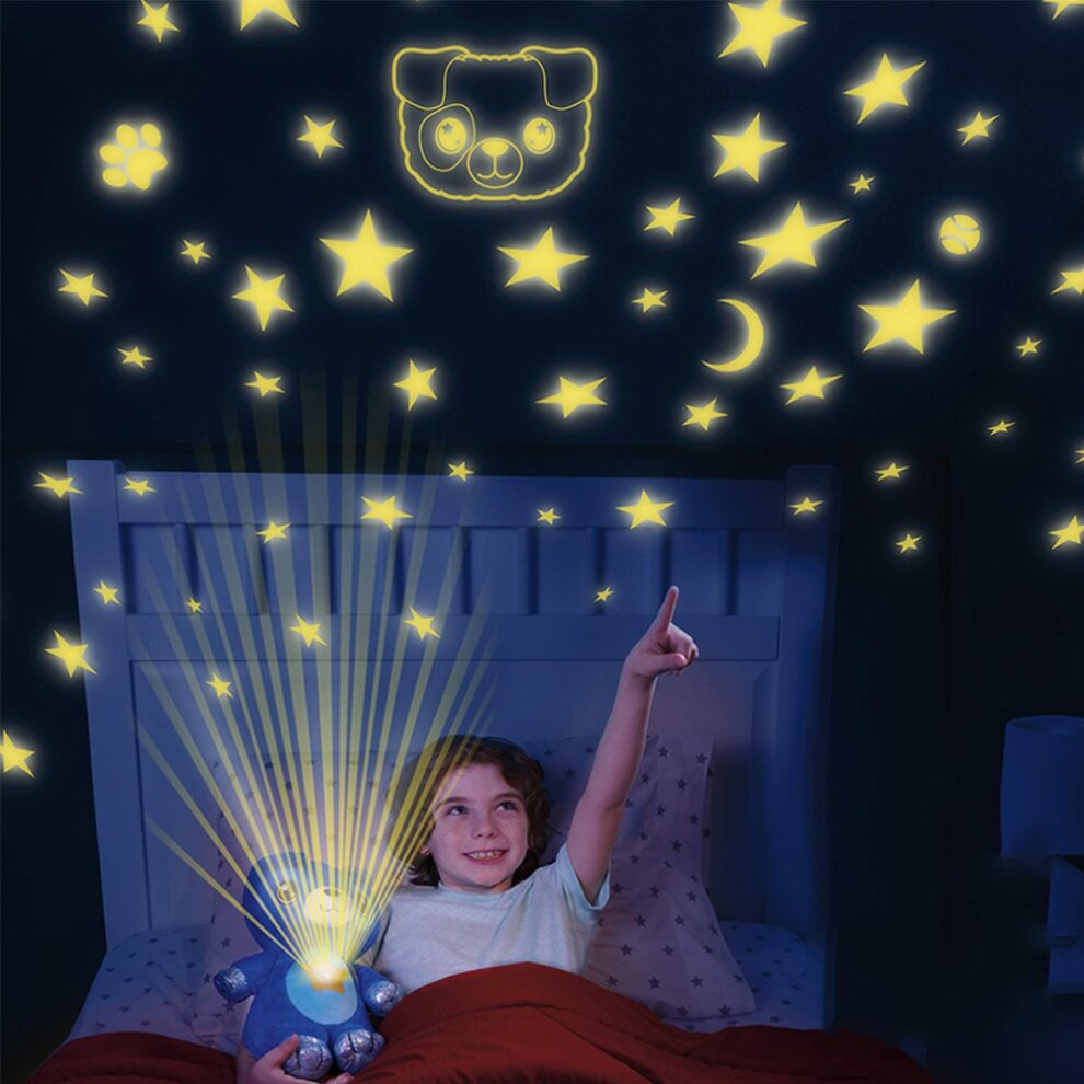 Stuffed Animal With Light Projector In Belly Comforting Toy Plush Toy Night Light Cuddly
