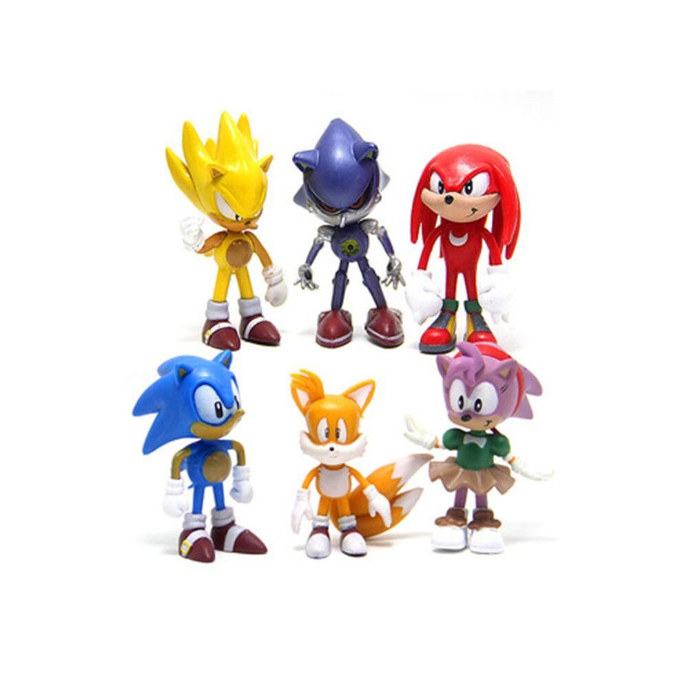 (1) Sonic the Hedgehog Figures Toy Pvc Toy Characters Figure Kids Toy Gifts