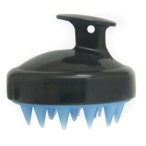 (Black) Durable Scalp Shampoo Massage Brush Washing Massager Shower Head Hair Care Comb