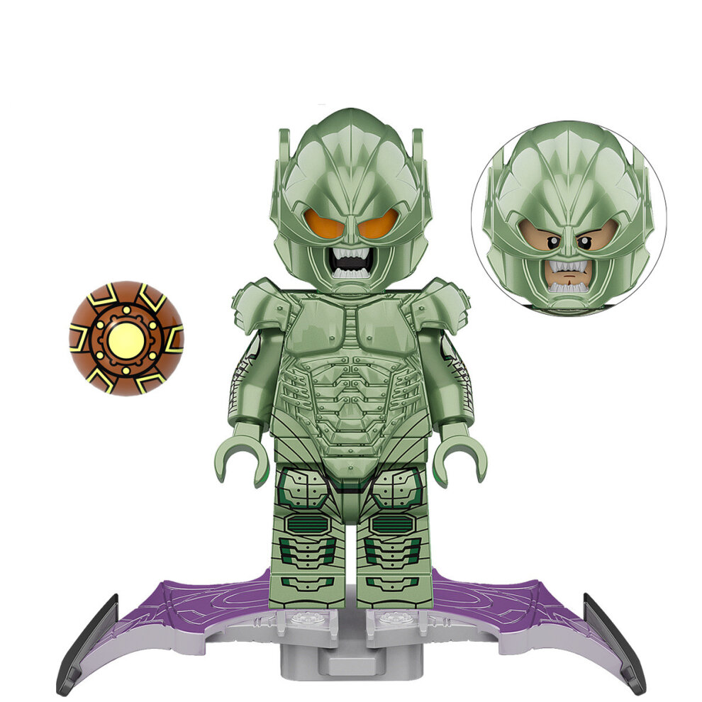 MiniFigures Spiderman Dr Strange Green Devil Toys Fit Lego 8PCS Set.
