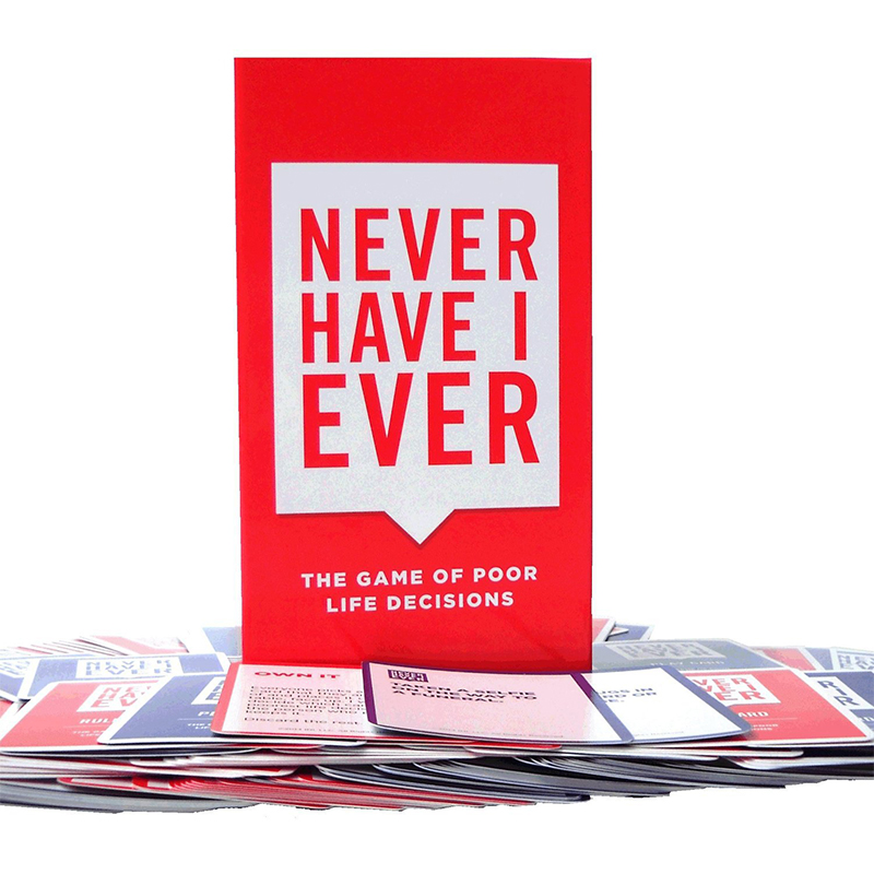 Never Have I Ever  Card Game Set Fun Game Night Party Games for Adults