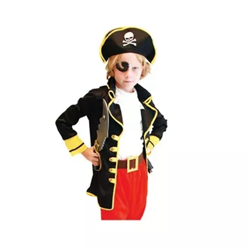 Pirate Costume Outfit Kids Deckhand Pirate Fancy Dress Costume