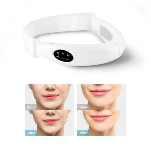 Electric V-Face Shaping Massager EMS Face Lifting Slim Double Chin Removal Device