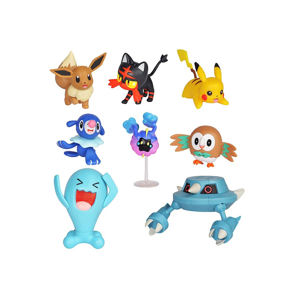 Pokémon Battle Ready Figure Set Toy 8 Pieces
