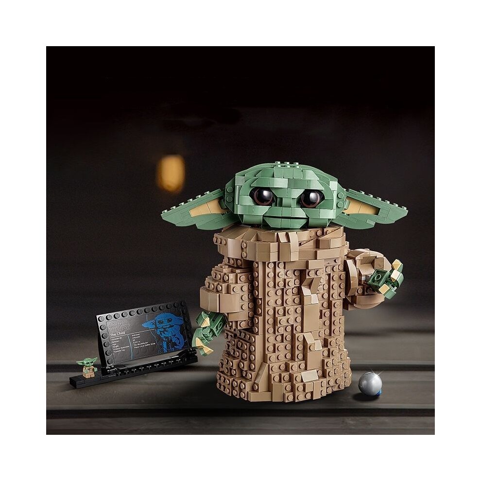 Star Wars The Mandalorian The Child Yoda Baby Building Block Kit Collectible Disney Movie Character Cartoon Model Bricks Gifts 1073PCS Fit Lego
