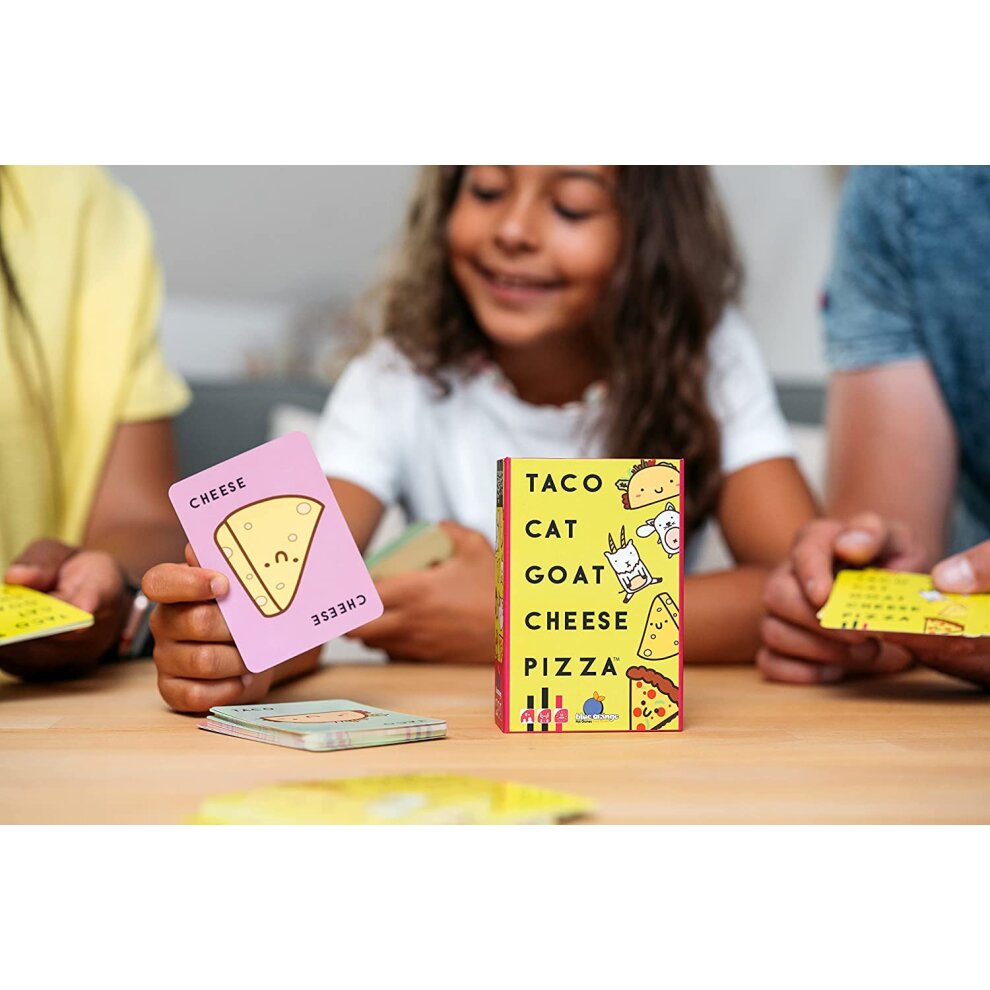 Blue Orange | Taco Cat Goat Cheese Pizza | Card Game | Ages 8+ | 2-8 Players | 10-30 Min