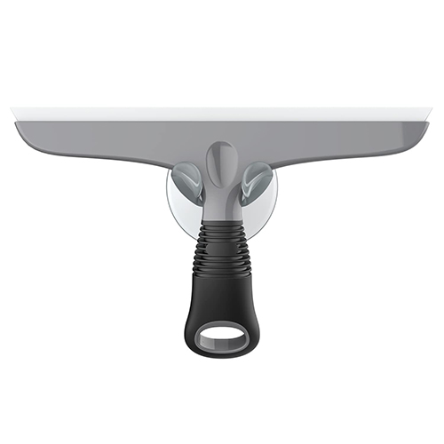 MR.SIGA Multi Purpose Squeegee for Window Glass Shower Door Car Heavy Duty Window Scrubber Suction Hook Included 10inch