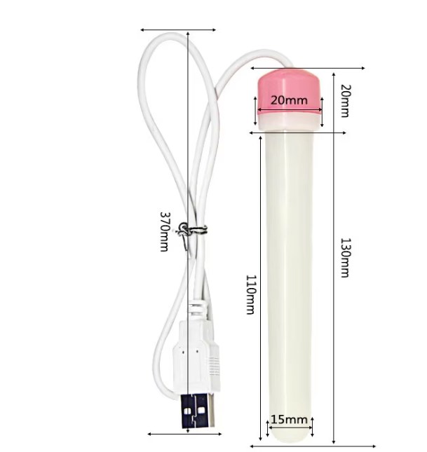 Heating Rod Male Masturbation Device Adult Sex Toy For Men Real Body Temperature Artificial Vagina Pussy Warmer Stick for Men Sexual Masturbators