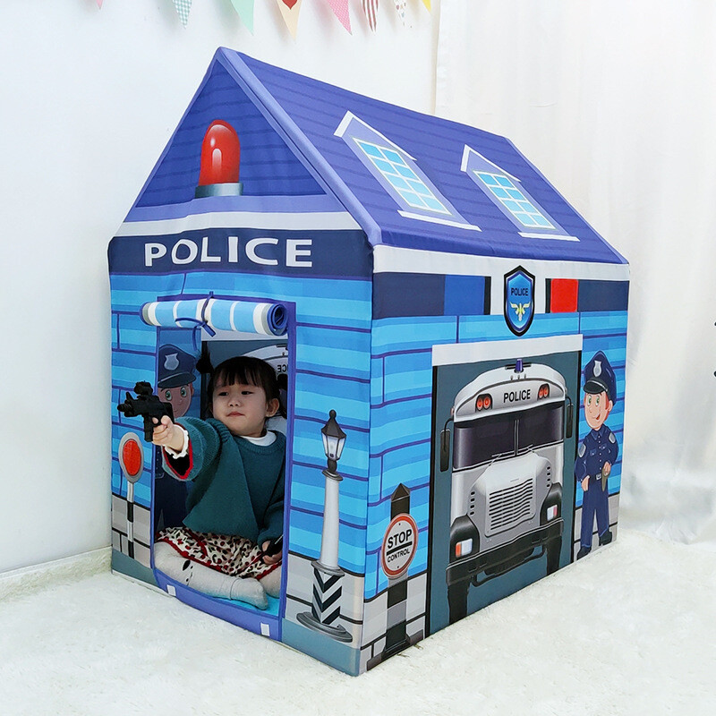 120*107cm indoor Game Room Colorful police children tent Kids Playhouse Princess castle Play house travel tent outdoor toy