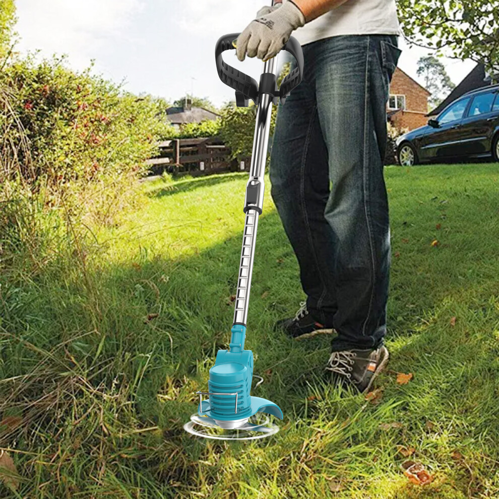 Cordless Strimmer Grass Trimmer Cutter Garden Lawn Edger+2Battery+Charger-Makita Compatible