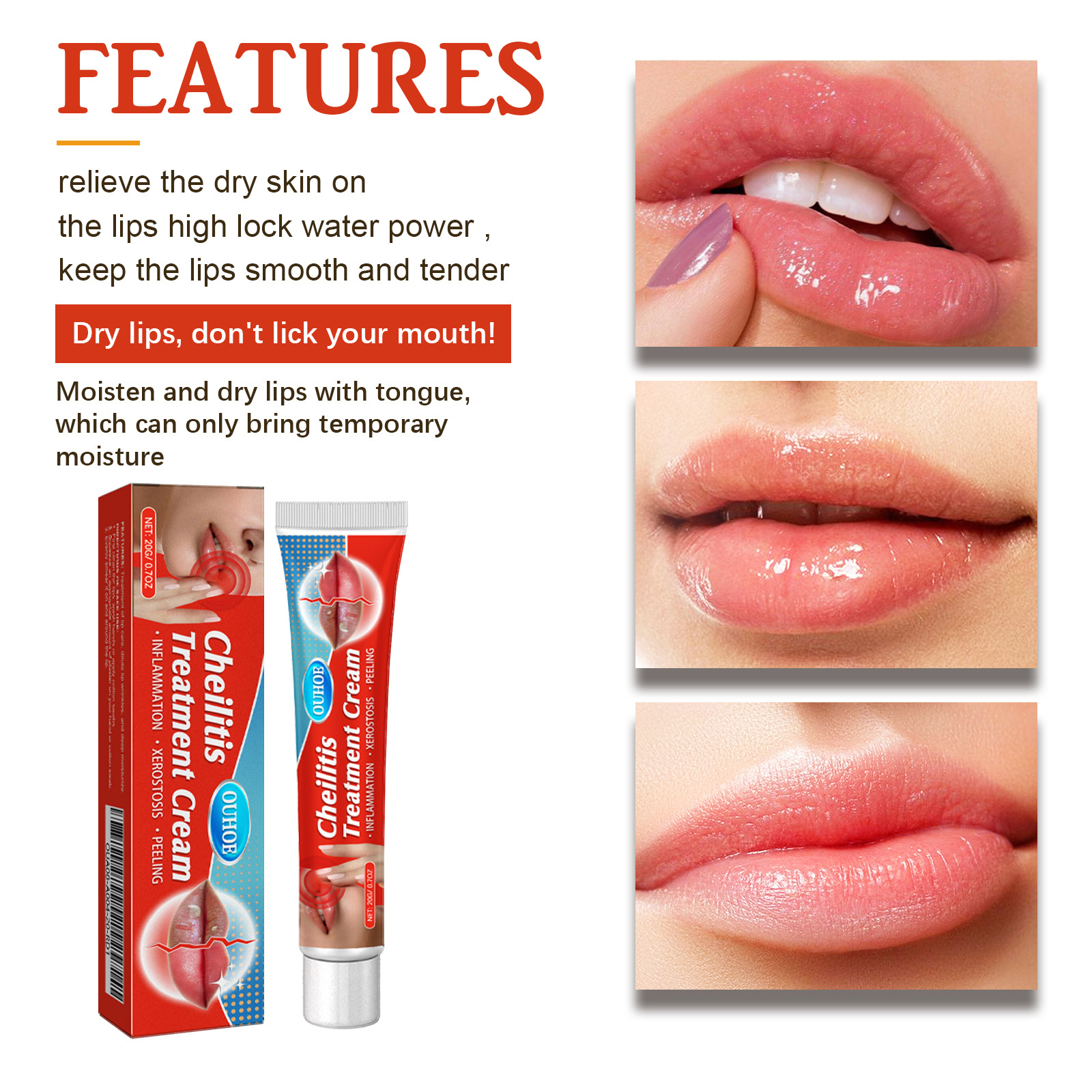 (3pcs) Lip Repair Balm Lip Moisturizing and Hydrating Chapped and Cracked to Prevent Dryness and Lighten Lip Lines Care Translucent Balm Lip Pattern Care Cream