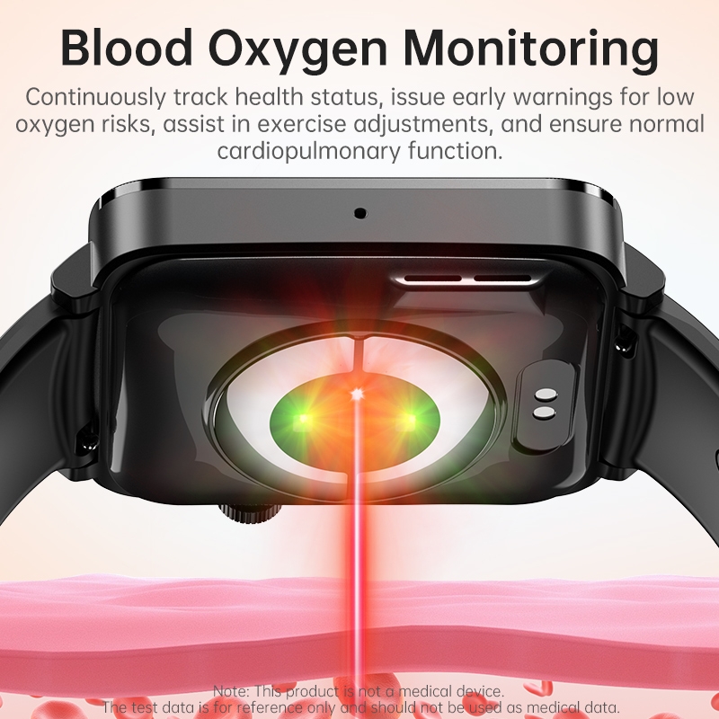 Smart Watch Non Invasive Blood Glucose Monitoring Fitness Tracker Bracelet