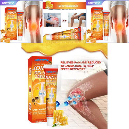 Hbesty Allpurpose Bee Venom Massage Gel For Knee And Ankle Relief With Calming Herbal Aroma