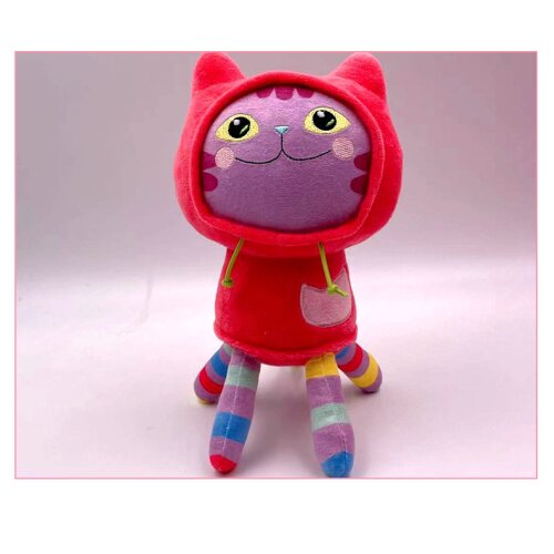 (DJ Cat) Gabby's Dollhouse Pandy Paws Cat Plush Toys Kids Gifts