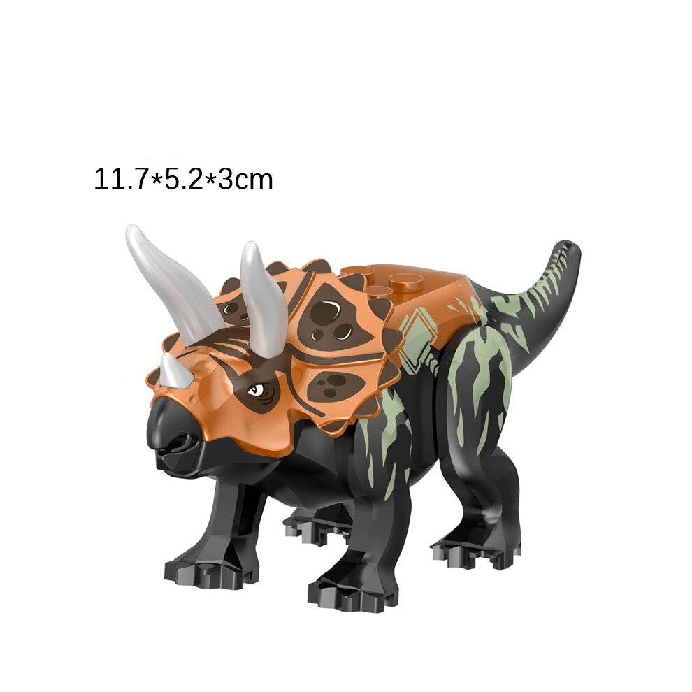 8PCS Raptor Tyrannosaurus rex Building Block Minifigures Toys Fit Lego