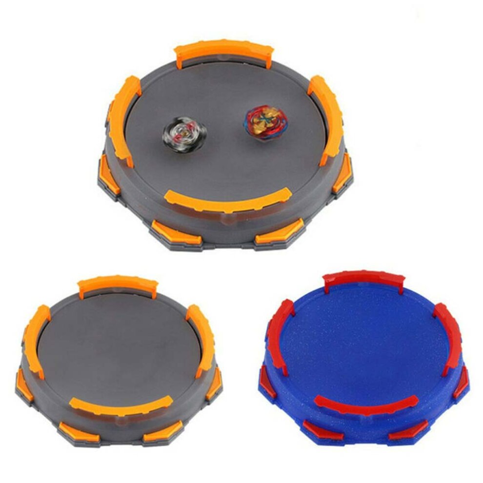 (Gray) Burst Gyro Arena Disk Exciting Duel Spinning Top Beyblades Launcher Stadium