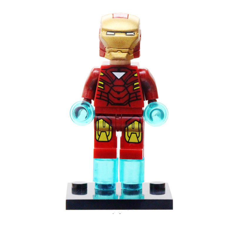Marvel Avengers Minifigures Building Blocks Toys Includes Spiderman Batman Captain America Hulk Iron Man Thor Superhero Character Collection Toy with Bases for Children Adult Birthday Christmas Easter Ornaments Gifts for Kids