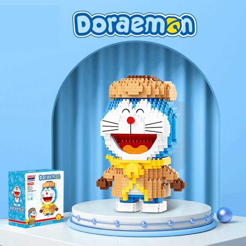 3D Mini Micro Blocks Doraemon Cat Robot Children Gift