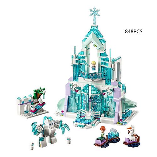 Frozen Elsa’s Magical Ice Palace Set Building Blocks Bricks Toys Girl Friend Gift