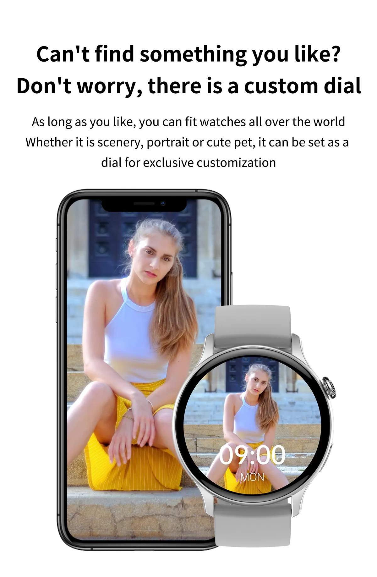 (Black) Smart Watches for Women Sport Fitness Tracker Smartwatches For Samsung Apple iPhone Android IOS Bluetooth Call Blood Oxygen Blood Pressure Health Monitoring Always on Display Waterproof 1.43inch