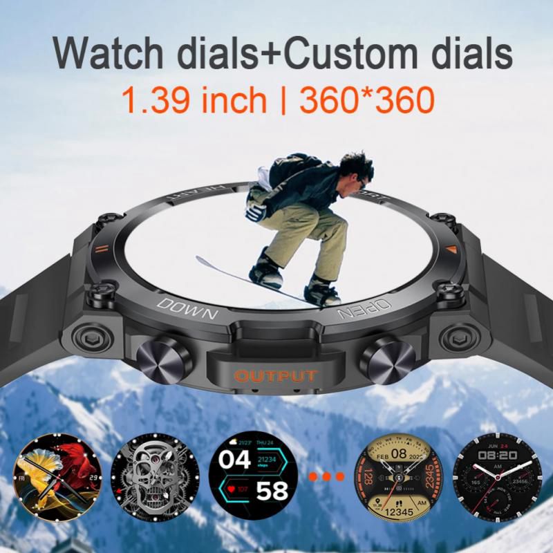 Smart Watch Bluetooth Calls Outdoor Pedometer Exercise Heart Rate Blood Pressure Monitoring Men Weman Watch For Xiaomi
