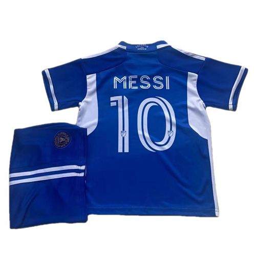 Inter Miami No. 10 Messi Kids Football Kit Football Jersey Tracksuit Shirts Shorts and Socks Set