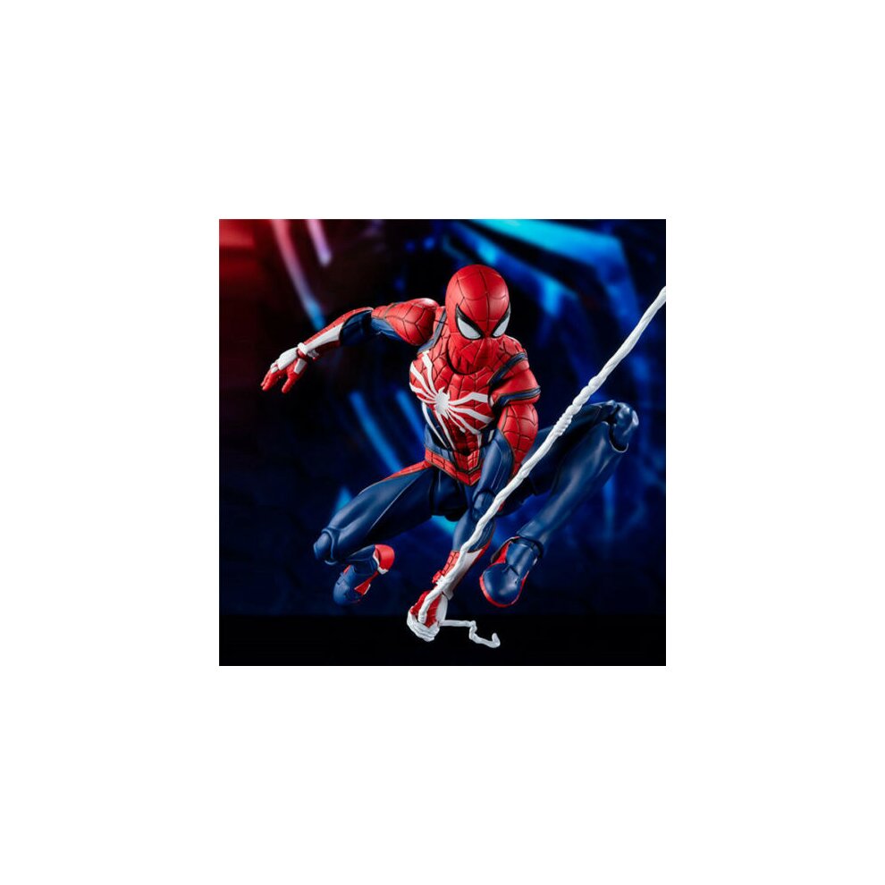 Spiderman Action Figures SHF Spiderman Advanced Suit Figure Movie Hero Series Collectible Model Toy Gift for Kids