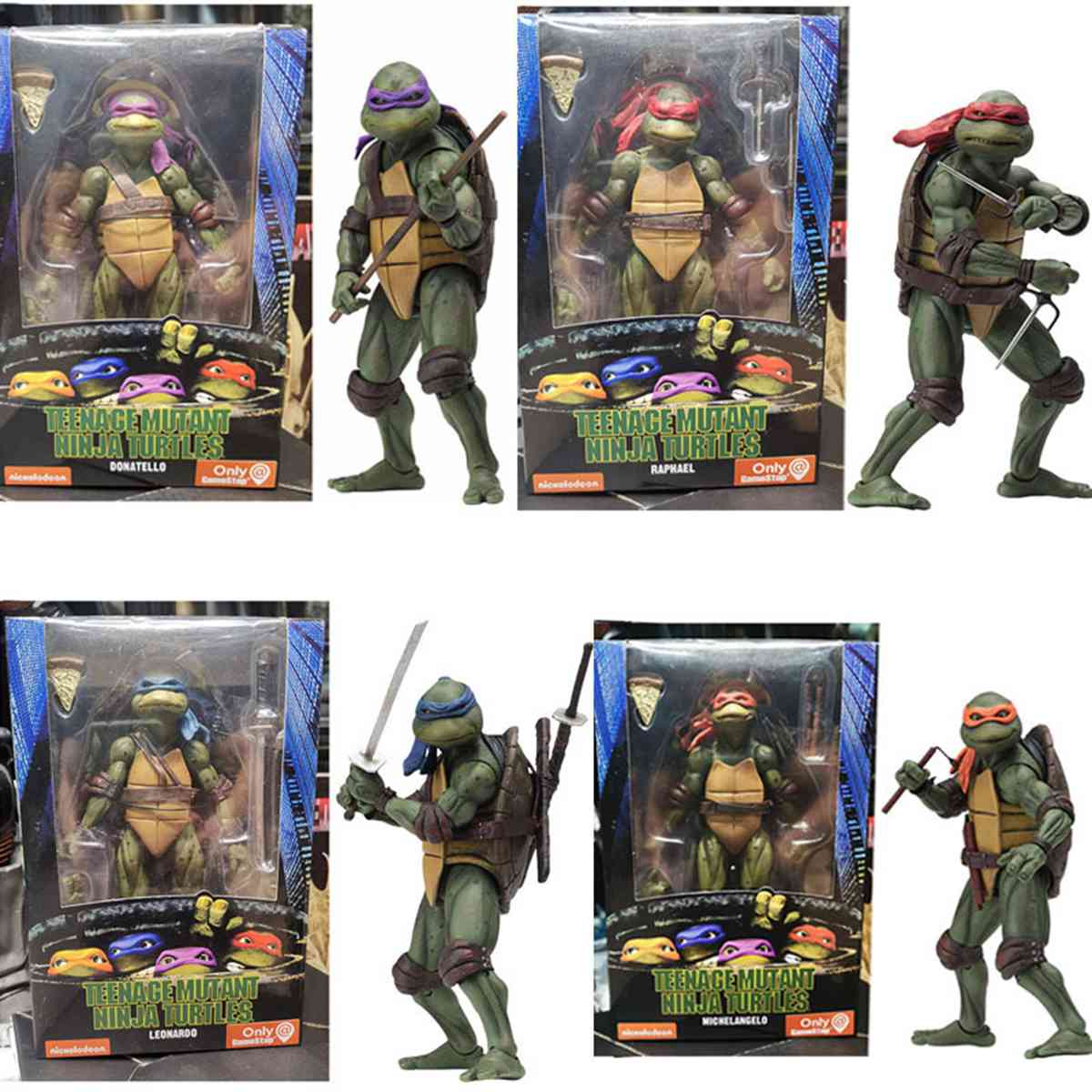 (Michelangelo) NECA Teenage Mutant Ninja Turtles 1990 Movie Official TMNT Action Figure Gift