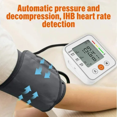 (no vioce) Electronic Voice Blood Pressure Meter Household Arm Type Monitor