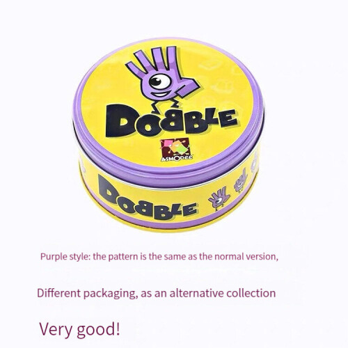 Purple Version Dobble Card Game | Family Card Game