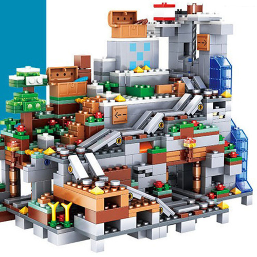 900pcs Minecraft The Mountain Cave Building Kit Blocks Xmas Gift