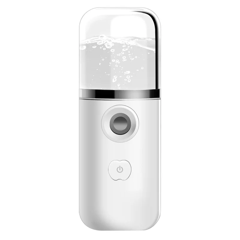 Mini Portable Humidifier Handheld Nano Mister Facial Steamer Device Toner Milk Beauty Spray Hydrating Apparatus Cold Spray Apparatus Rechargeable