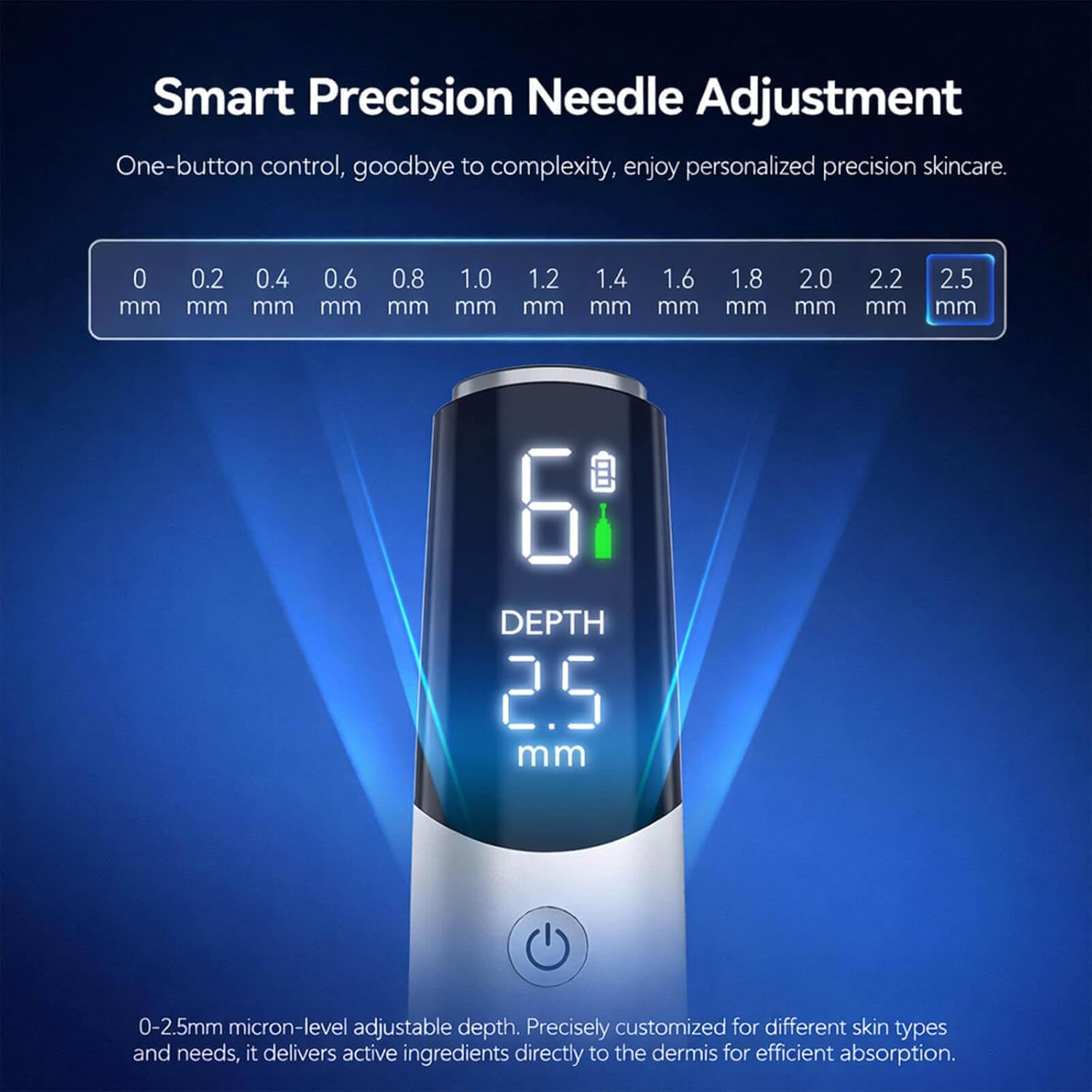 Dr. Pen M9 Microneedling Pen Smart Skincare Pen Device with 2x18Pin Cartridges Wireless 6 Speed Depth Smart Adjustable Control Intelligent Chip System Type C Re