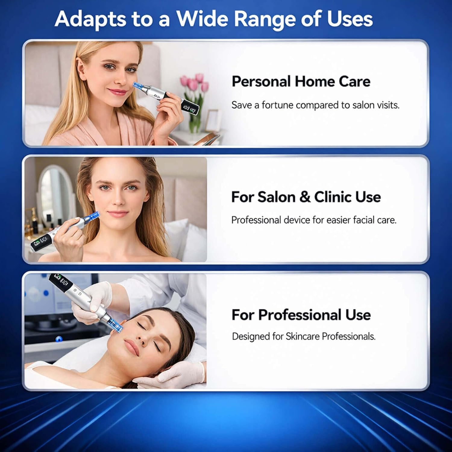 Dr. Pen M9 Microneedling Pen Smart Skincare Pen Device with 2x18Pin Cartridges Wireless 6 Speed Depth Smart Adjustable Control Intelligent Chip System Type C Re