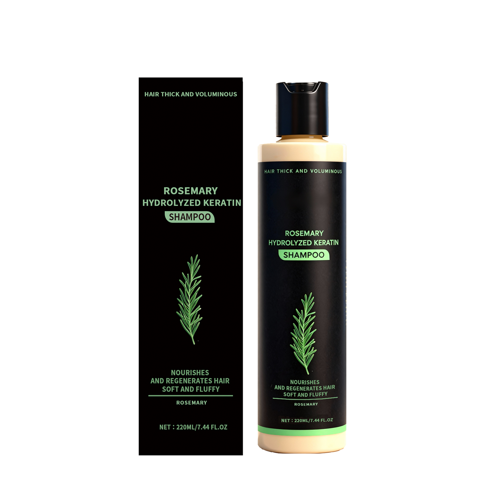Rosemary Hair Growth Shampoo Organic Rosemary Oil for Hair Growth, Natural Anti Loss Thickening Shampoo for Thinning Hair