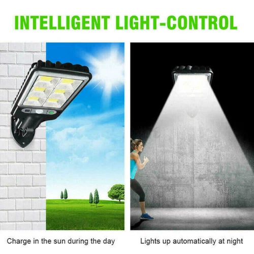 Outdoor Led Solar Light Wall Garden Lamp Motion Sensor Security Solar Power Lamp