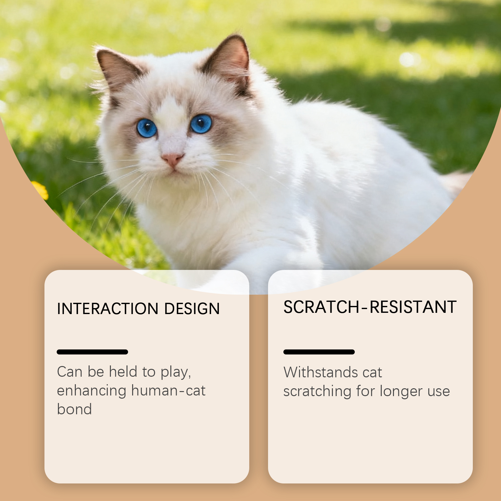 4pack Cat Toy Ball Wicker Rattan Interactive Kitten Self Play Boredom Relief Durable Colorful Exercise Indoor Entertainment ﻿