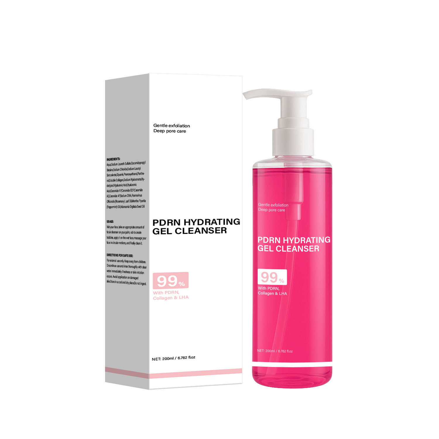 Jelly Foam Facial Cleanser For Pore Deep Cleaning And Daily Face Wash Gentle Purifying Mousse