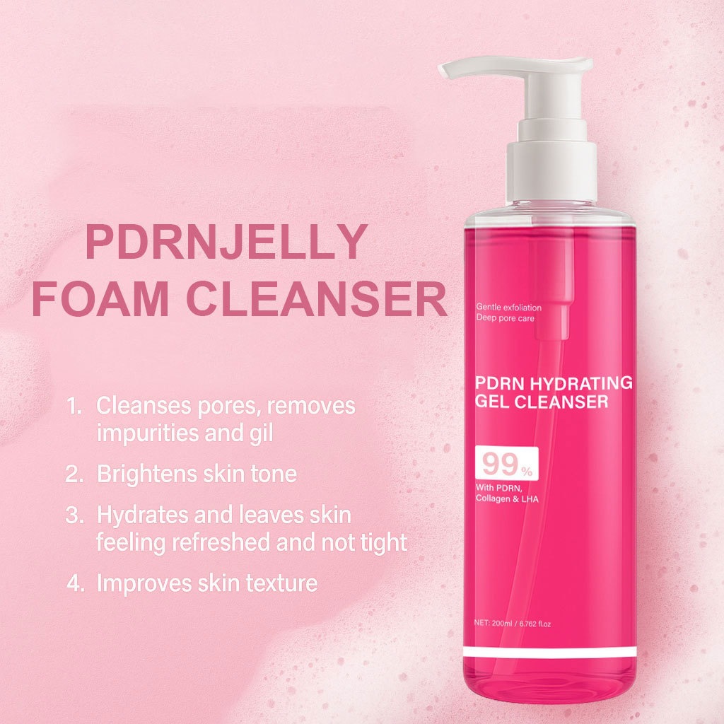 Jelly Foam Facial Cleanser For Pore Deep Cleaning And Daily Face Wash Gentle Purifying Mousse