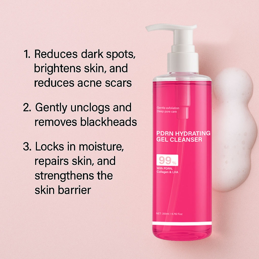 Jelly Foam Facial Cleanser For Pore Deep Cleaning And Daily Face Wash Gentle Purifying Mousse