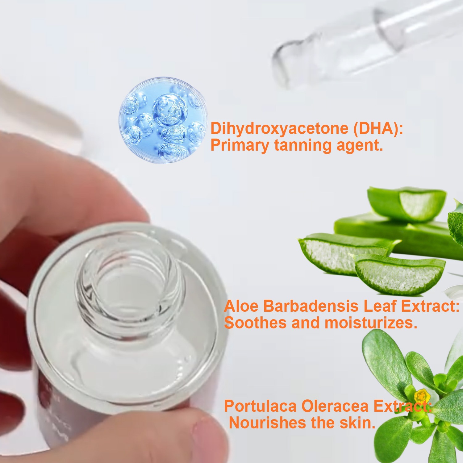 Sunless Tanning Essence For Natural Bronzed Glow Body Oil And Skin Darkening Treatment
