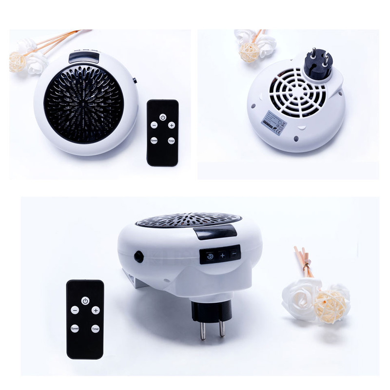 Mini Electric Heater Home Office Micro Heater Mini Smart Mini Heater Fan Heater Practical Wall-Outlet Powerful Warm Blower