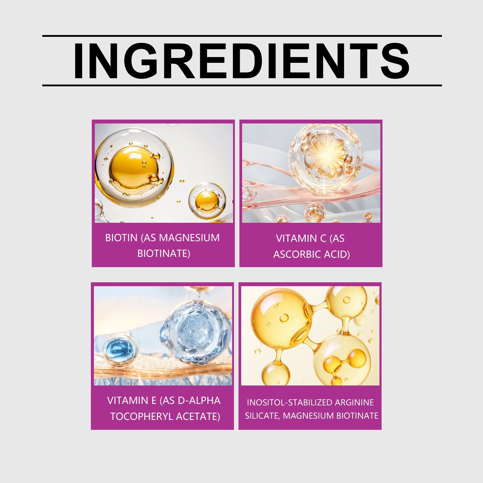 Hair Care Gummy Collagen Gentle Protect Scalp Daily Supplement Plump Nourish Hair Maintain Balance Soft Safe Natural Healthy Mild Rich