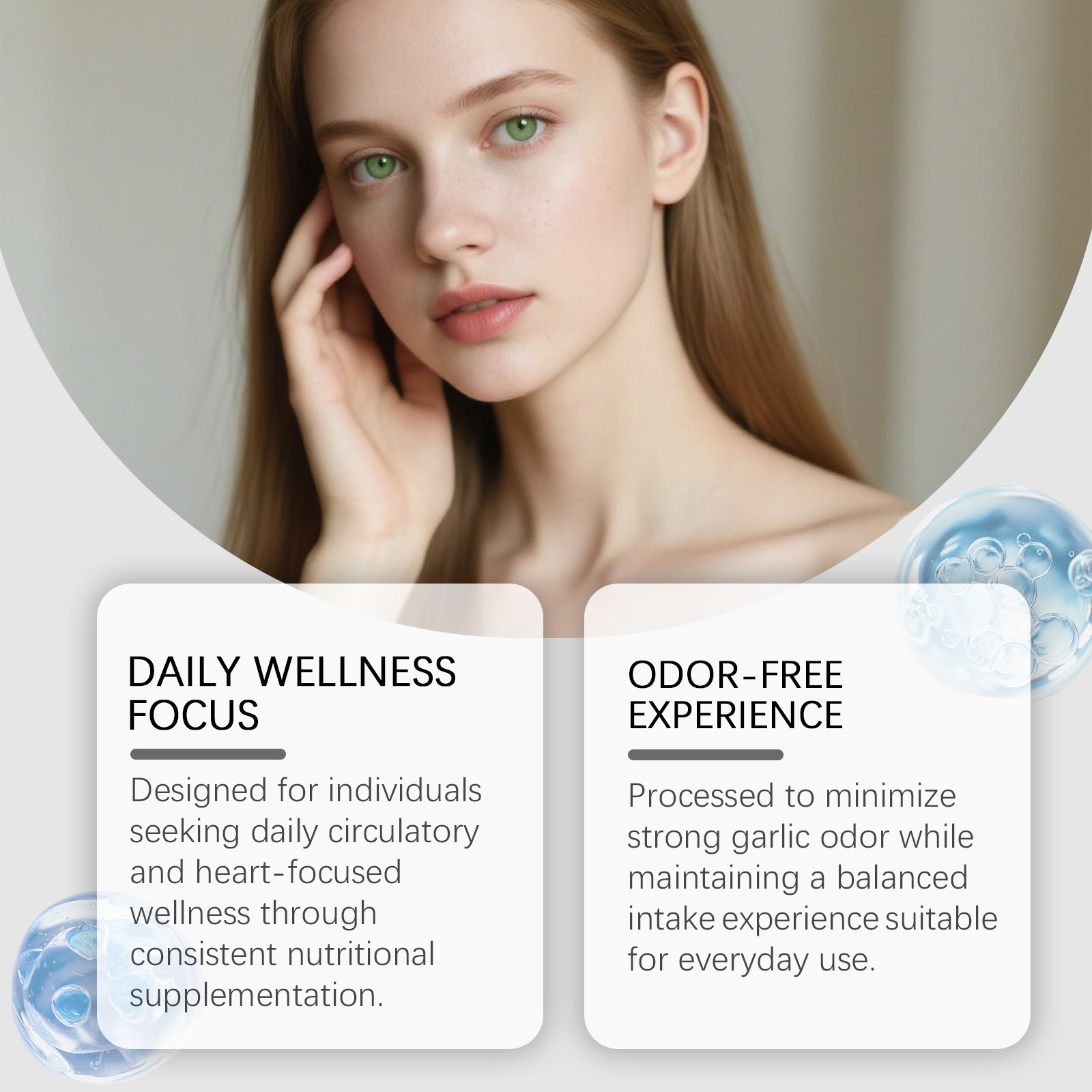 Garlic Extract Soft Capsules Care Body Boost Energy Daily Nutrition Dietary Supplement Balanced Diet