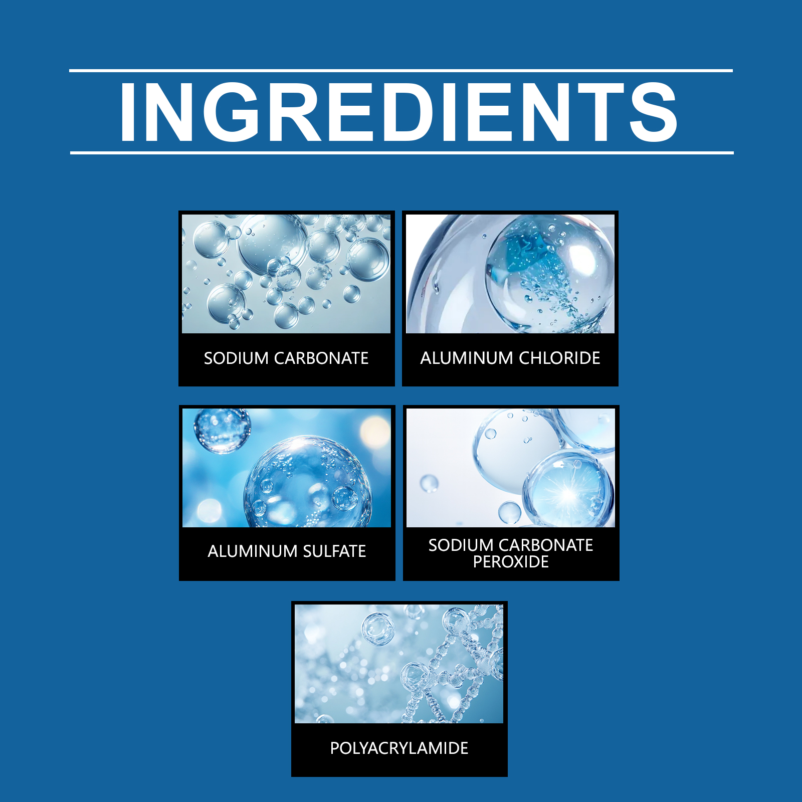 Water Clarifying Powder Fast Acting Universal Multi Species Aquaculture Supply For Fresh And Salt Water Farming