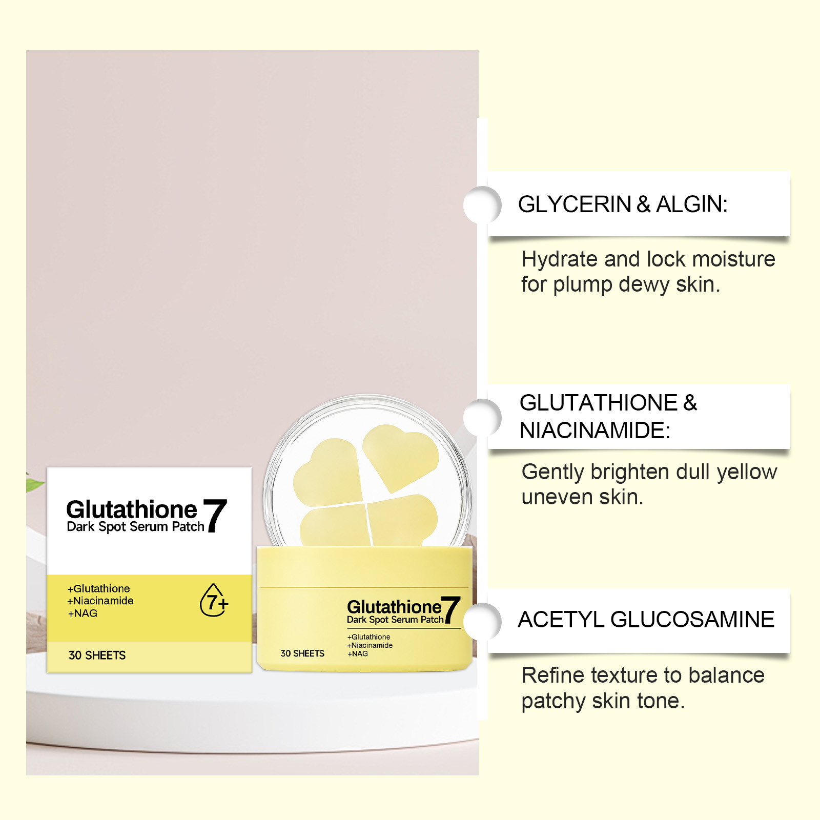 Cloud Revitalizing Skin Gel Patch Boost Skin Radiance Deep Hydration Even Complexion Soft Facial Care