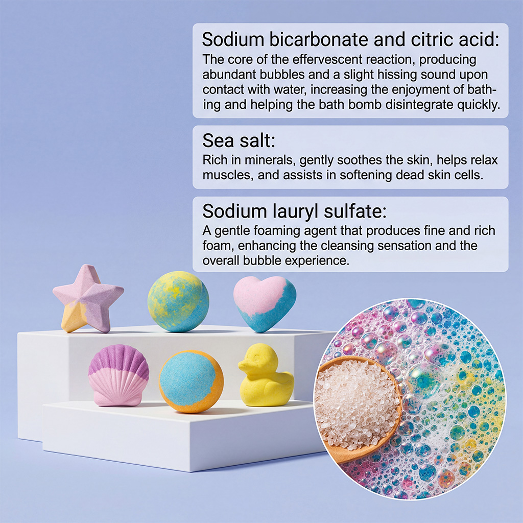 Mixed Shape Bath Salt Ball Set For Bathing Use Moisturize Skin Relax Body And Mind Kit