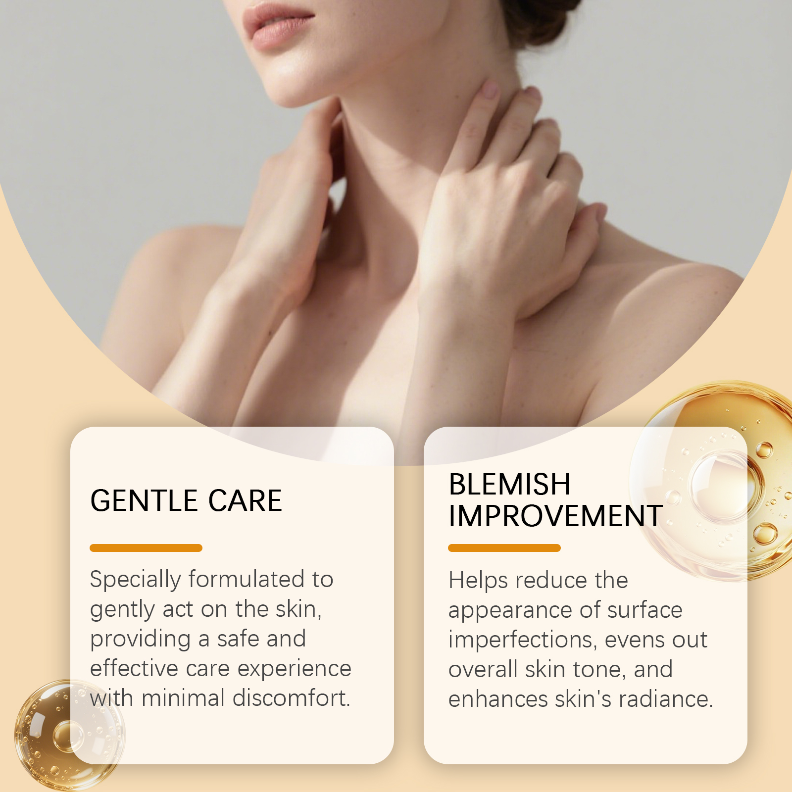 Body Cream Gentle Massage Nourish Soft Clean Skin Care Body Mole Special Spot